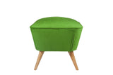 Taburet Chic Raffet, 57x45x45 cm - Verde