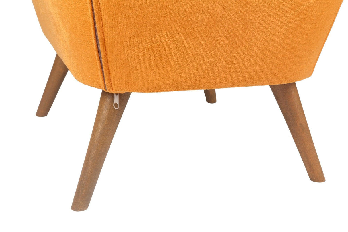 Taburet Chic Raffet, 57x45x45 cm - Portocaliu