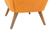 Taburet Chic Raffet, 57x45x45 cm - Portocaliu