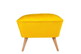 Taburet Chic Raffet, 57x45x45 cm - Galben