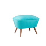 Taburet Chic Raffet, 57x45x45 cm - Turcoaz