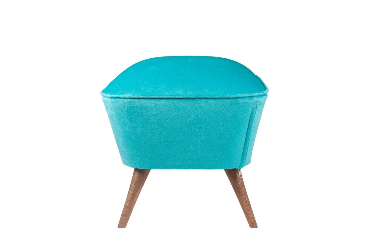 Taburet Chic Raffet, 57x45x45 cm - Turcoaz