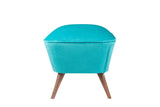 Taburet Chic Raffet, 57x45x45 cm - Turcoaz
