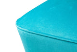 Taburet Chic Raffet, 57x45x45 cm - Turcoaz