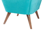 Taburet Chic Raffet, 57x45x45 cm - Turcoaz