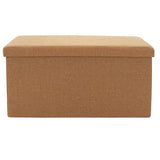 Taburet cu depozitare Greatness, Gri - Bej, 76x38x38 cm - Bej