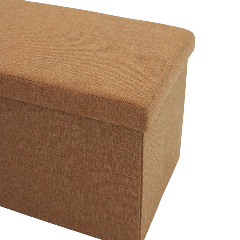 Taburet cu depozitare Greatness, Gri - Bej, 76x38x38 cm - Bej