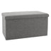 Taburet cu depozitare Greatness, Gri - Bej, 76x38x38 cm