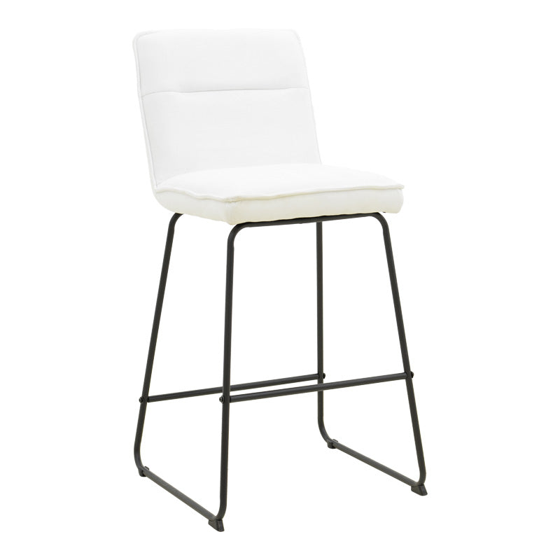 Scaun de bar Essential, stofa si metal, 53x64x107 cm - Scaun de bar Essential, stofa si metal, 53x64x107 cm - 029-000393
