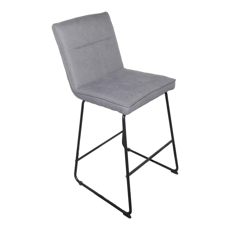 Scaun de bar Essential, stofa si metal, 53x64x107 cm - Scaun de bar Essential, stofa si metal, 53x64x107 cm - 029-000394