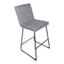 Scaun de bar Essential, stofa si metal, 53x64x107 cm - 029-000394