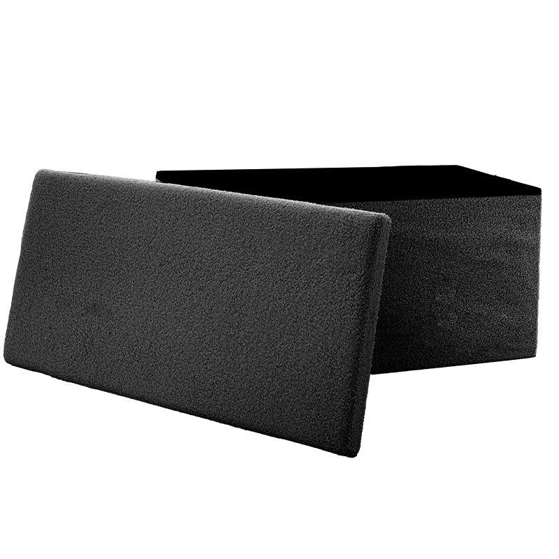 Taburet Forward cu depozitare, textil , gri - bej, 76x38x37 cm - Taburet Forward cu depozitare, textil , gri - bej, 76x38x37 cm