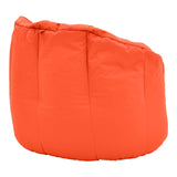 Taburet impermeabil Kerlon, Piele ecologica, Gri - Portocaliu, 80x65 cm - Portocaliu