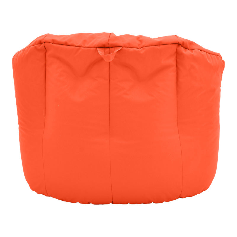 Taburet impermeabil Kerlon, Piele ecologica, Gri - Portocaliu, 80x65 cm - Portocaliu