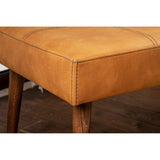Taburet Kavere, 46x46x44 cm - Mustar
