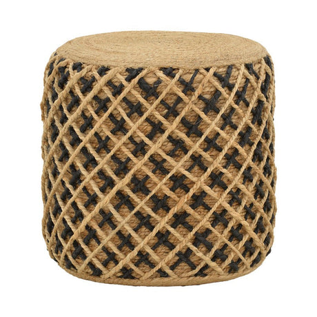 Taburet Nelly Boho, Natural, 40x40x40 cm