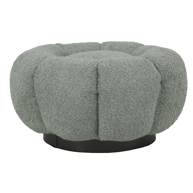 Taburet Nester, boucle, D60x31 cm - Verde