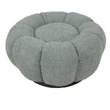 Taburet Nester, boucle, D60x31 cm - Verde