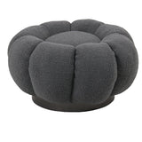 Taburet Nester, boucle, D60x31 cm - Gri
