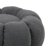 Taburet Nester, boucle, D60x31 cm - Gri