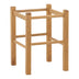 Taburet Oligor din lemn de fag solid finisaj, nuc, 34x34x47 cm