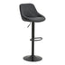 Taburet pliabil bar cu baza, neagra, 47x49x112 cm