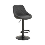 Taburet pliabil bar cu baza, neagra, 47x49x112 cm
