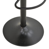 Taburet pliabil bar cu baza, neagra, 47x49x112 cm