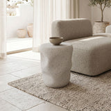 Taburet Stool Ardin, Alb - Ecru, 40x50 cm - Taburet Stool Ardin, Alb - Ecru, 40x50 cm