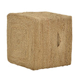 Taburet Tresa Boho, Natural, 40x40x40 cm
