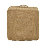 Taburet Tresa Boho, Natural, 40x40x40 cm
