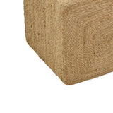 Taburet Tresa Boho, Natural, 40x40x40 cm