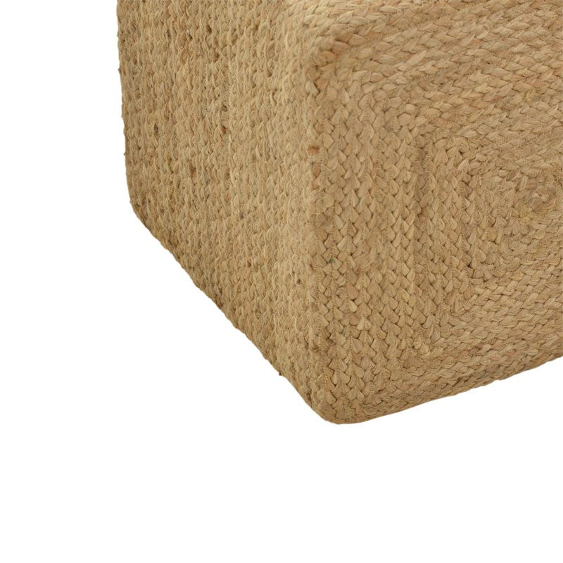 Taburet Tresa Boho, Natural, 40x40x40 cm, perspectiva suplimentara