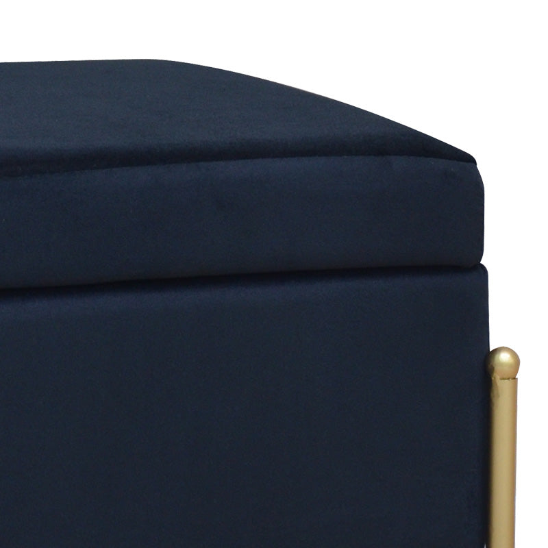 Taburet-trunchi multifunctional Panton, Catifea, Negru, Adauga stil și confort casei tale!, 40x40x37 cm, imagine suplimentara
