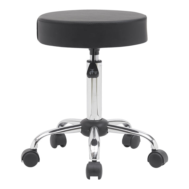 Taburet Uficio, Negru, 46x42x48-64 cm