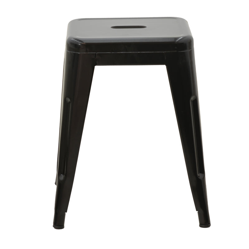Taburet Utopia metal, mat, Diverse culori, 30x45x30 cm - Negru