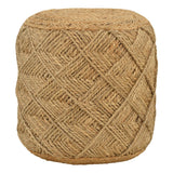 Taburet Vladir Natural 100% iuta, 40x40x40 cm
