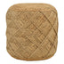 Taburet Vladir Natural 100% iuta, 40x40x40 cm