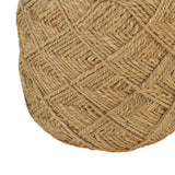 Taburet Vladir Natural 100% iuta, 40x40x40 cm