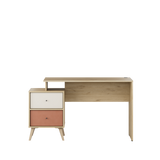 Birou TCM-920-FX-1 Home Collection® Tiffany, cu 2 sertare, Multicolor, 129x75x55 cm