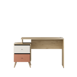 Birou TCM-920-FX-1 Home Collection® Tiffany, cu 2 sertare, Multicolor, 129x75x55 cm