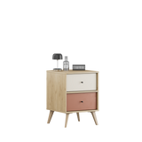 Noptiera TKM-920-FX-1 Home Collection® Tiffany, 2 sertare, Multicolor, 44x61x44 cm