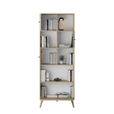 Biblioteca TKT-940-FX-1 Home Collection® Tiffany, 4 usi si 4 rafturi, Multicolor, 67x181x30 cm