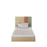 Pat de o persoană TKR-910-FX-2 Home Collection® Tiffany, Multicolor, 107x110x205 cm