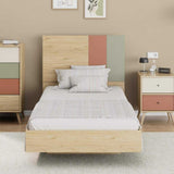 Pat de o persoană TKR-910-FX-2 Home Collection® Tiffany, Multicolor, 107x110x205 cm