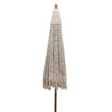 Umbrela Brilie, Alb - Negru, 270x260 cm - Alb
