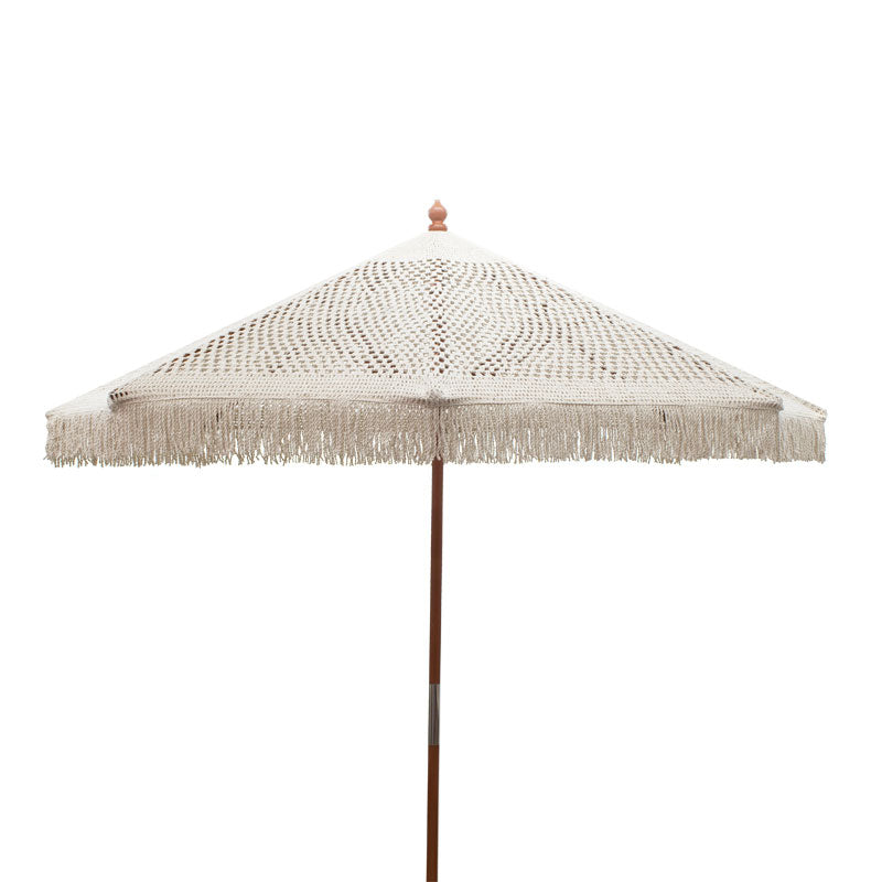Umbrela Brilie, Alb - Negru, 270x260 cm - Umbrela Brilie, Alb - Negru, 270x260 cm