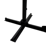 Umbrela de gradina suspendata cu rotatie de 360 de grade Raffaella aluminiu, antracit, 3x3 m