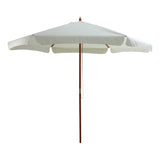 Umbrela de gradina Trigo, Alb, 300x300x255 cm