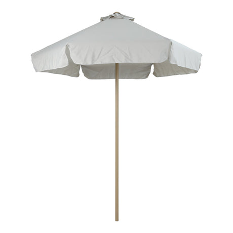 Umbrelă profesională Mongo, metal, nuanță crem, diametru 2m, 200x200x235 cm
